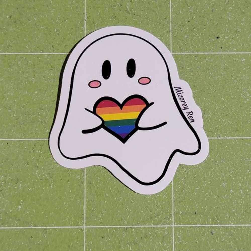 Pride Ghosty Sticker - more options available